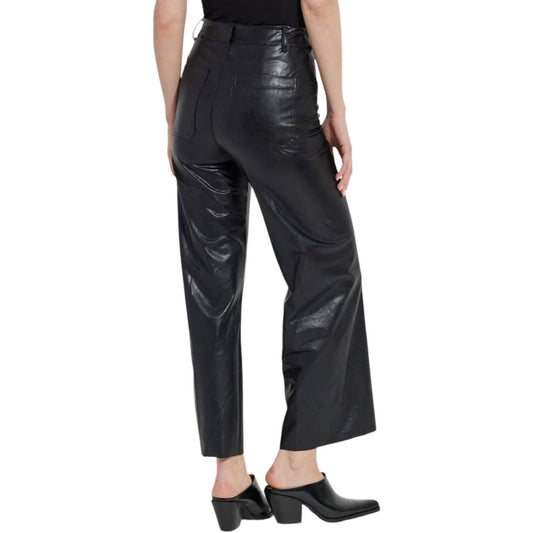 Lysse - Vegan Leather Wide Leg Pants