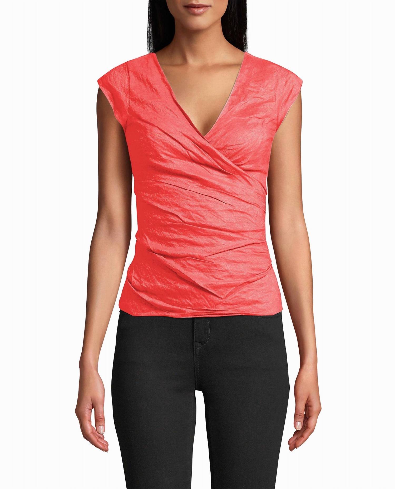 Nicole Miller - Cotton Metal Logan Top