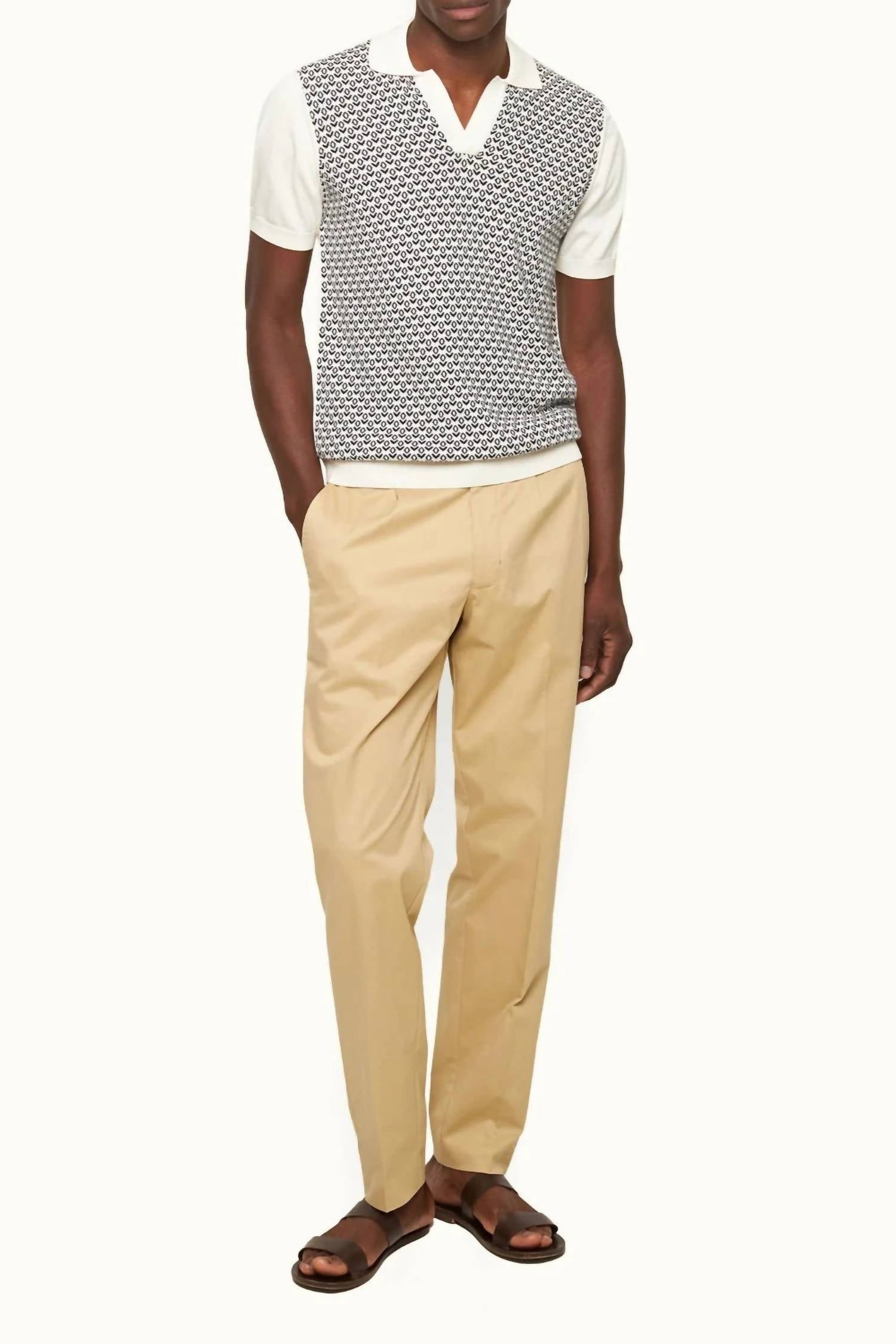 Orlebar Brown Carsyn Cashmere Trousers in beige - men's pants