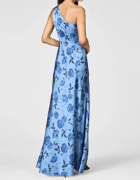 Sachin & Babi - Delphine Printed Satin Crepe Gown