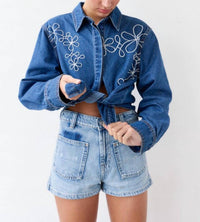 Raisonnel - PAISLEY DENIM SHACKET