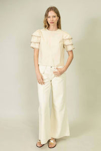 Heyson - Ruffle Sleeve Top