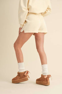 Kimberly C - Cozy Fleece Micro Sweatshorts