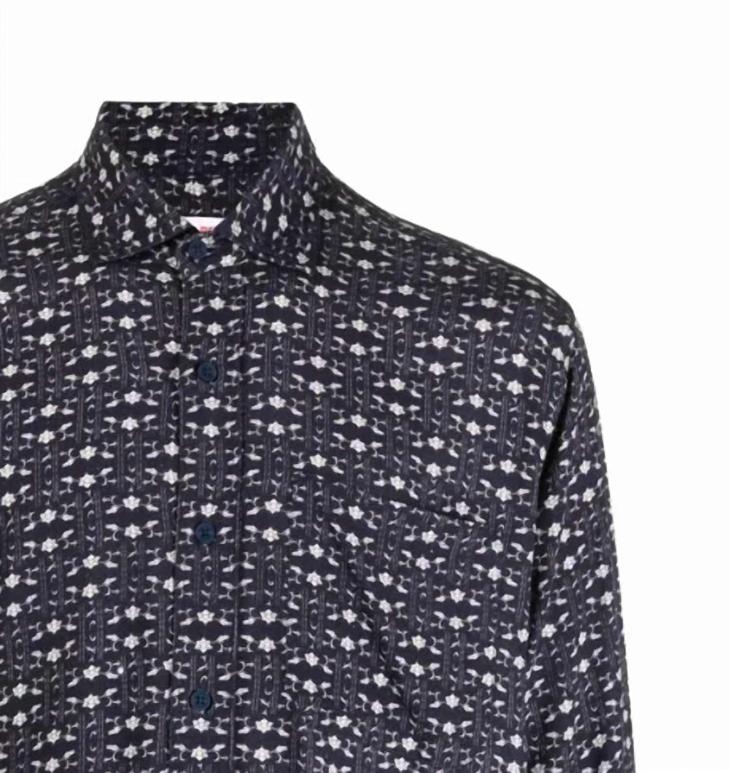 Orlebar Brown - Men's Grasmoor Bandana Button Down Shirt