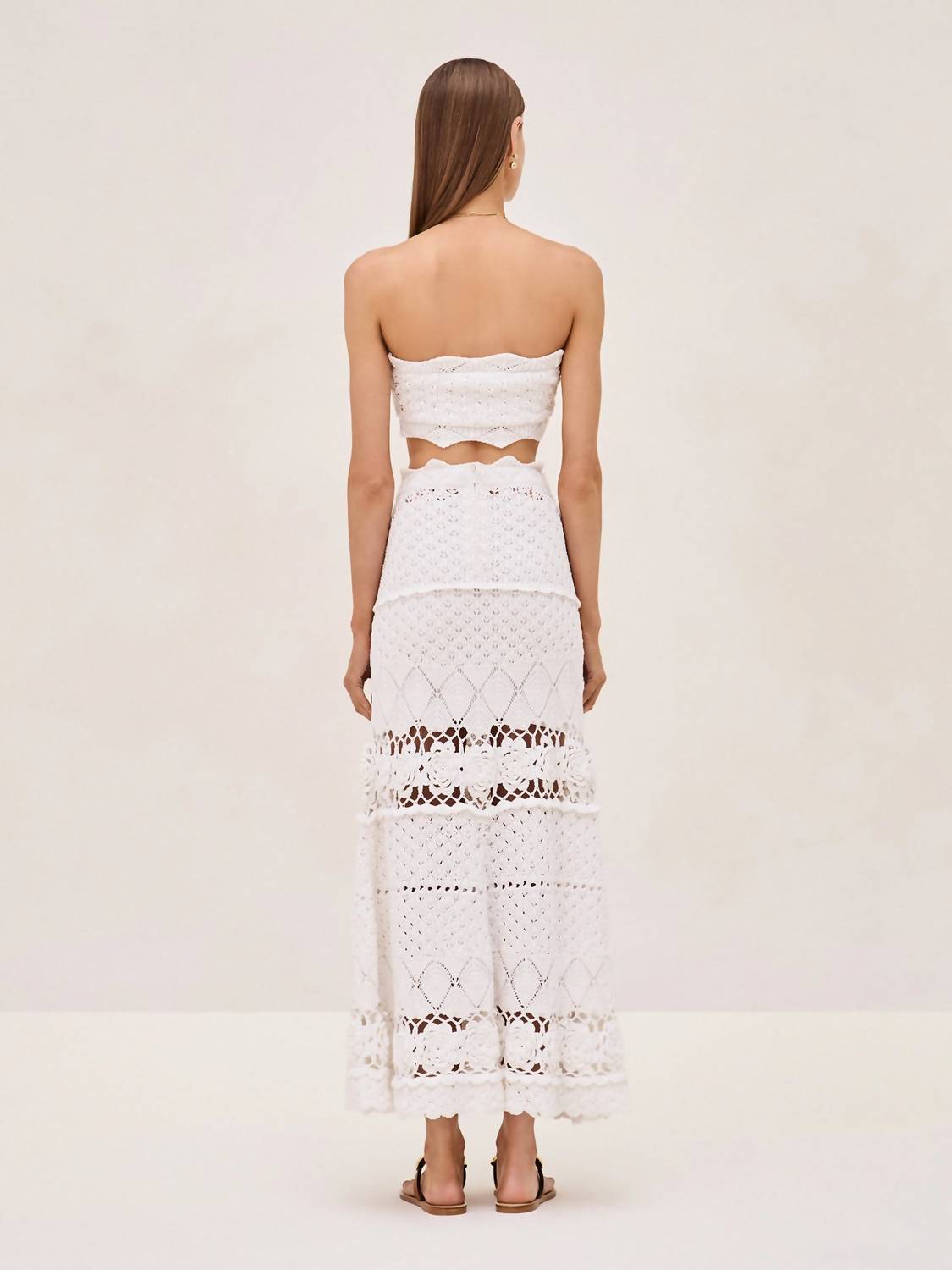 Alexis - Lily Strapless Crop Top