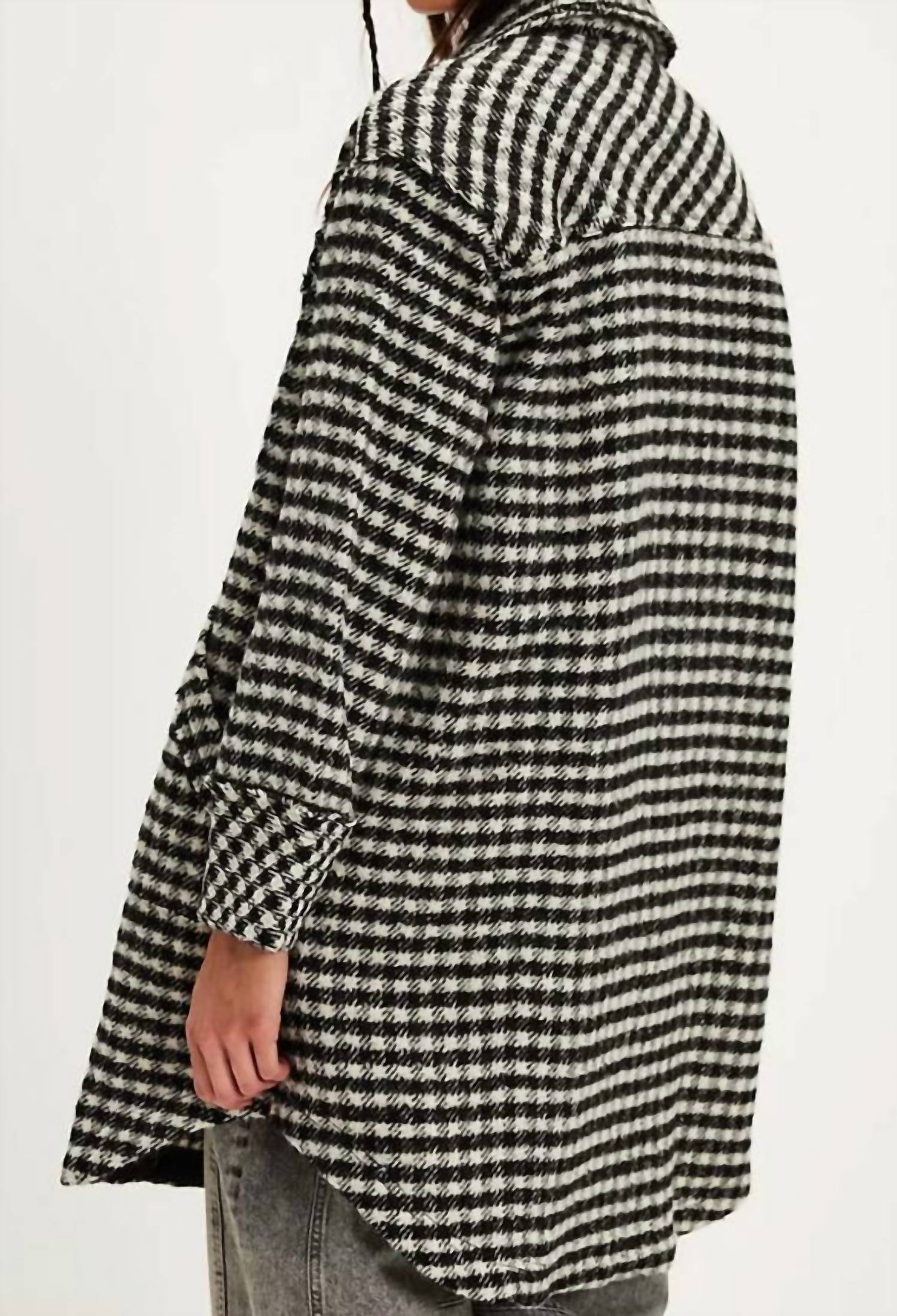 Free People - Get Around Houndstooth Shacket