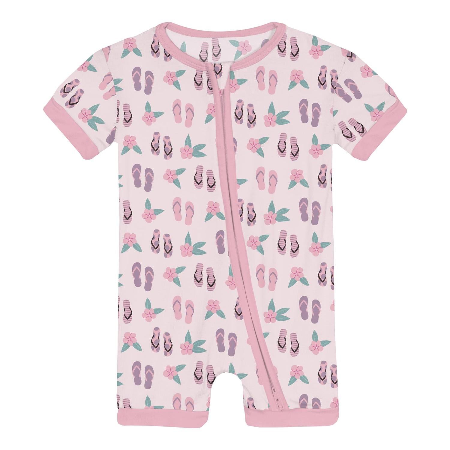 Kickee - Infant & Toddler Shorty Sleeper With Zipper