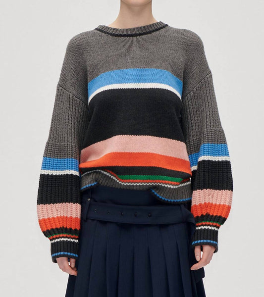 Stine Goya - Crewneck Chunky Sleeve Sweater