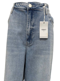 Vervet By Flying Monkey - Frayed Bottom Wide Leg Jeans