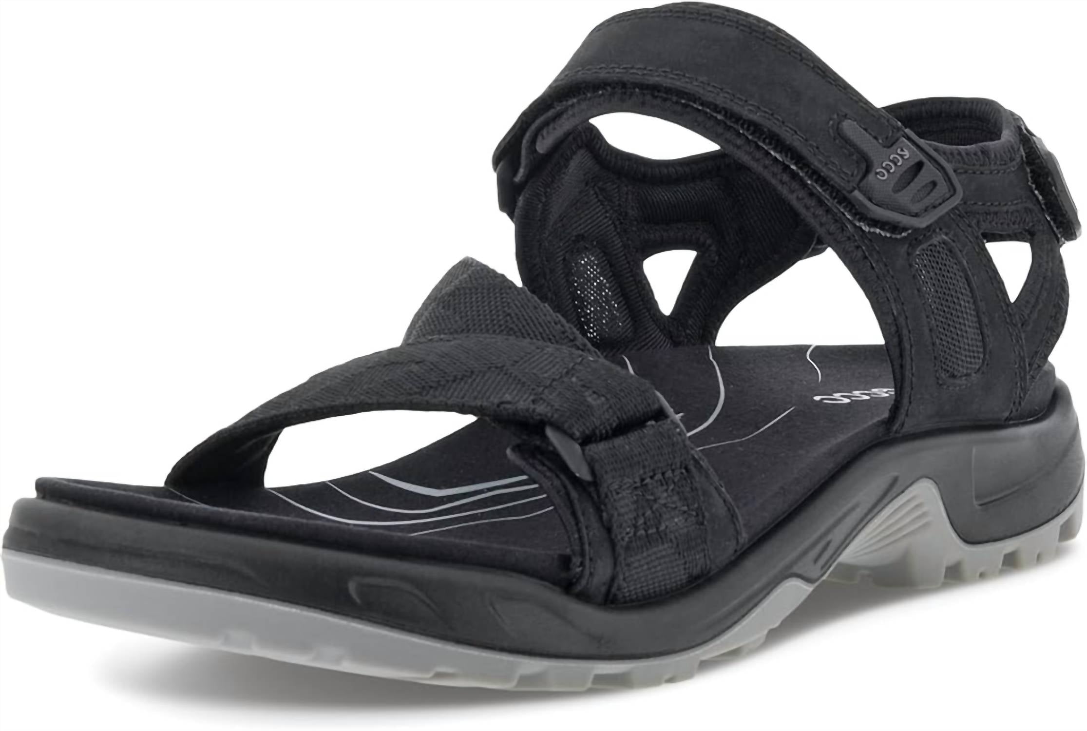 ECCO MEN'S OFFROAD SANDAL in black - men's sandal