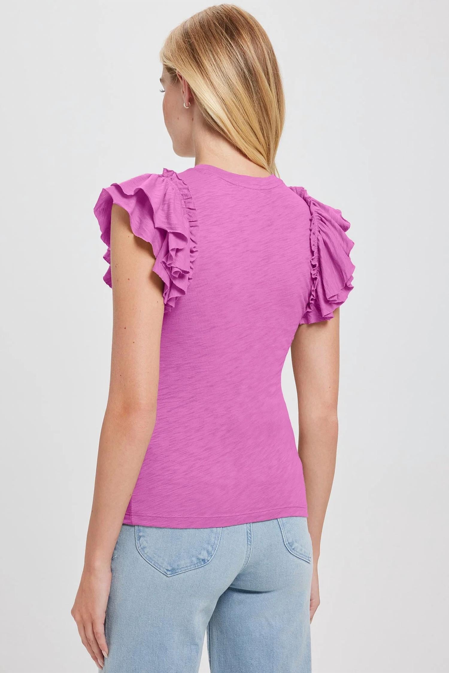 Goldie - Double Ruffle Tee