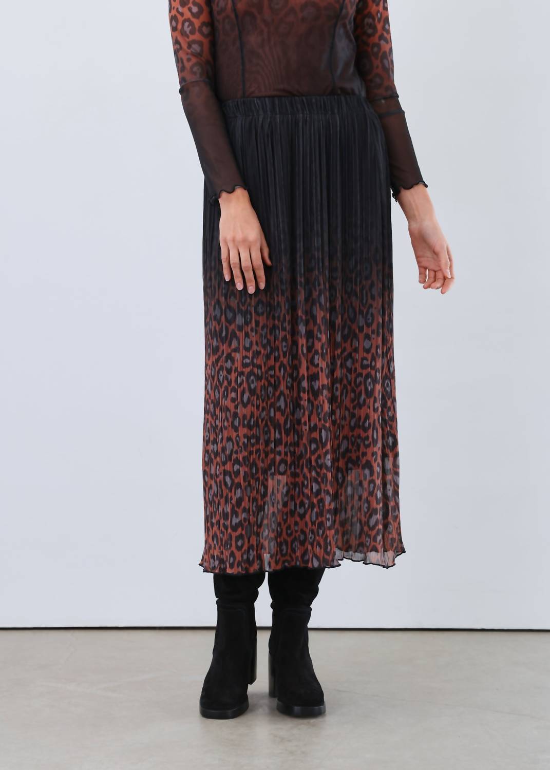 Fdj - Pull-on Mesh Midi Skirt