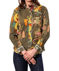 Dizzy-Lizzie - Dragon Cape Cod Top