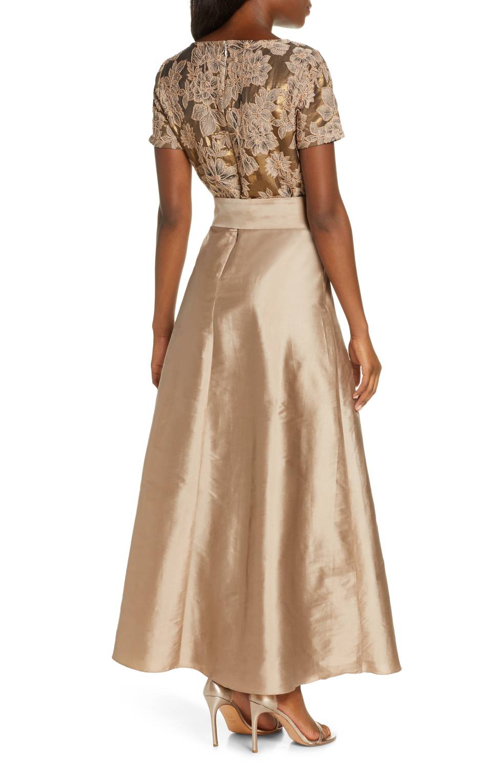 Pisarro Nights - Beaded Taffeta Gown
