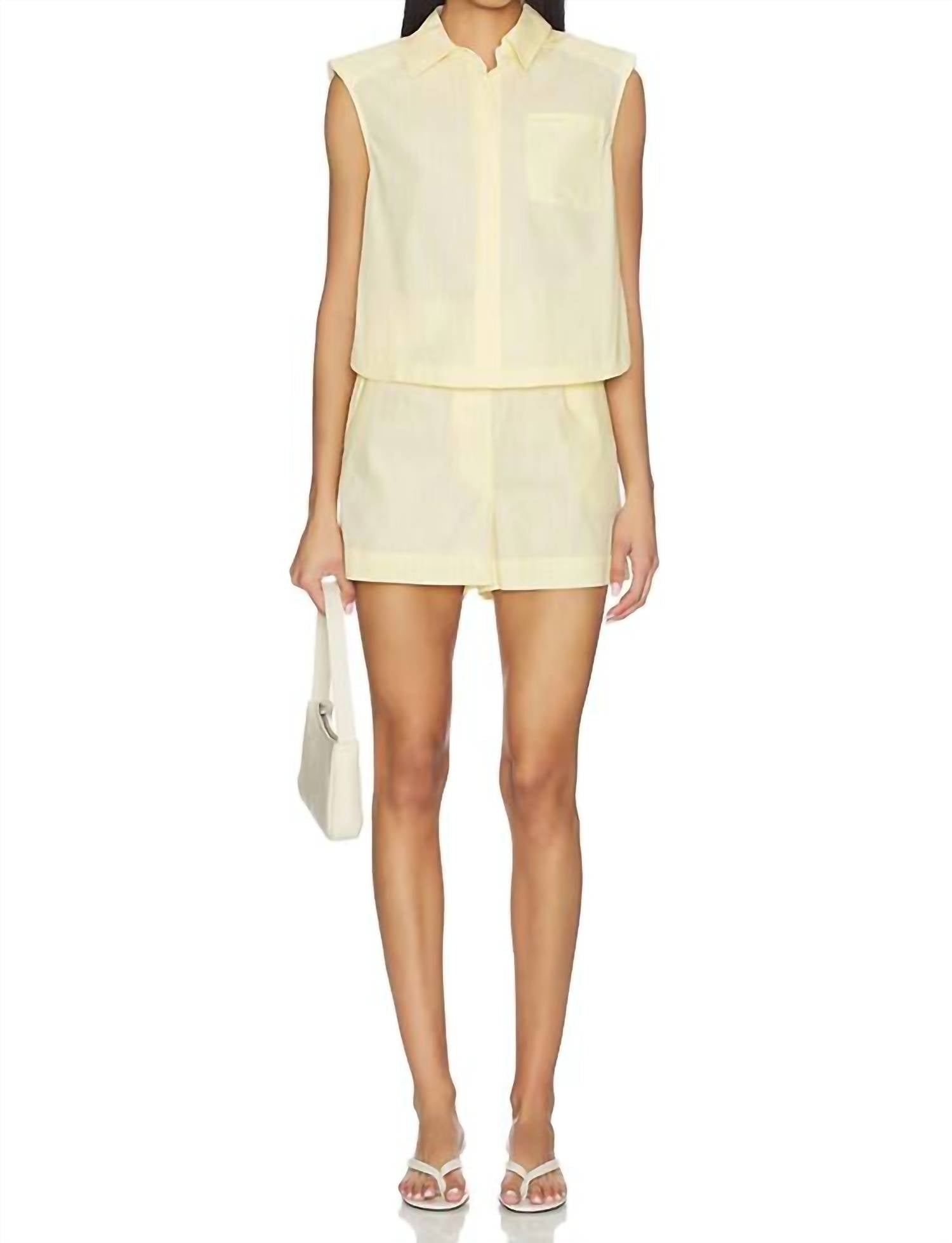 Simkhai - Winslow Cropped Shirt