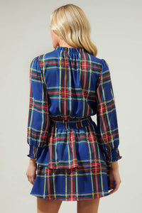 Sugarlips - Lakeview Plaid Clifton Double Ruffle Dress