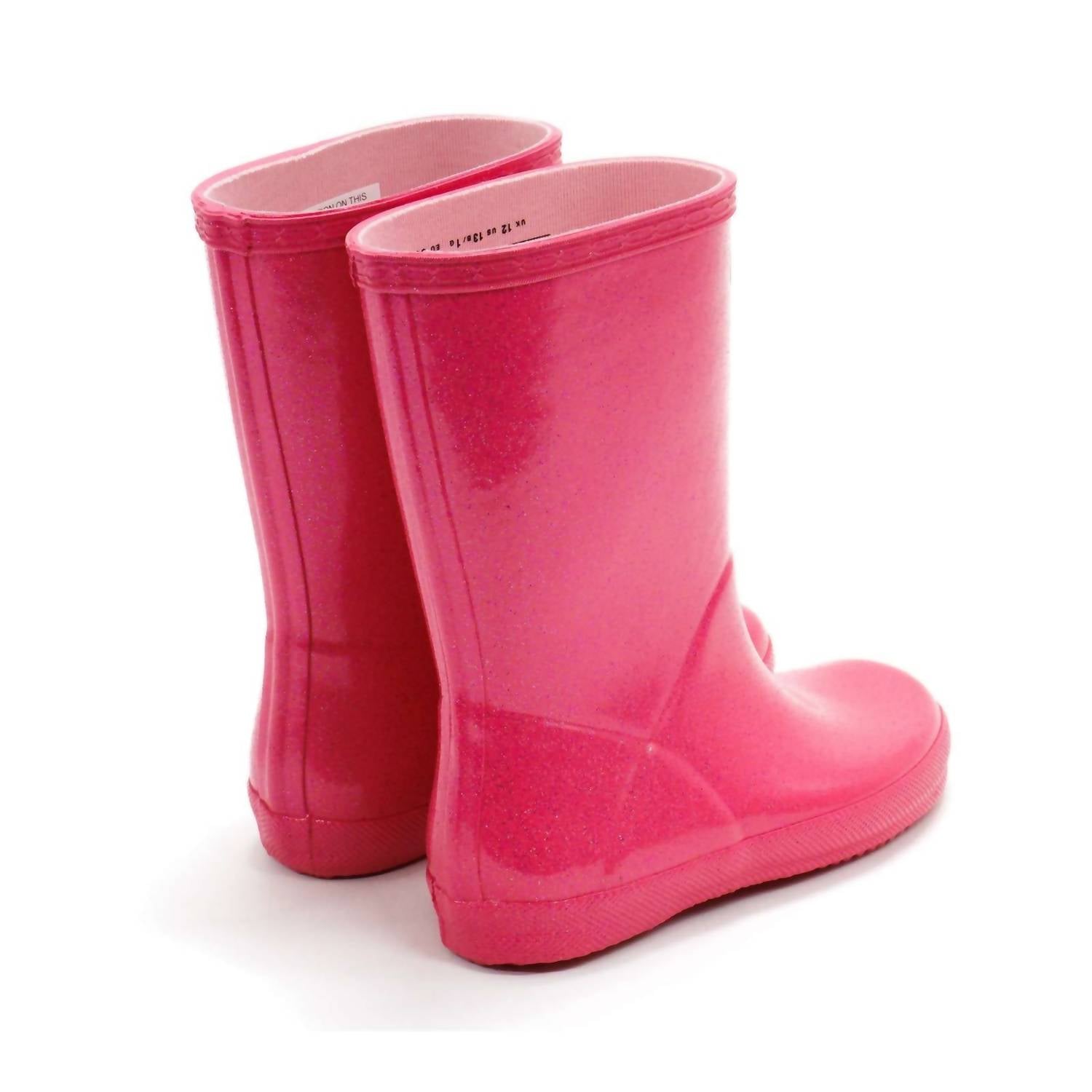 HUNTER Girls First Starcloud Rain Boots in arcade pink - kids' shoe - detail view