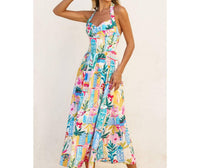 Dress Forum - Long Summer Halter Neck Midi Dress