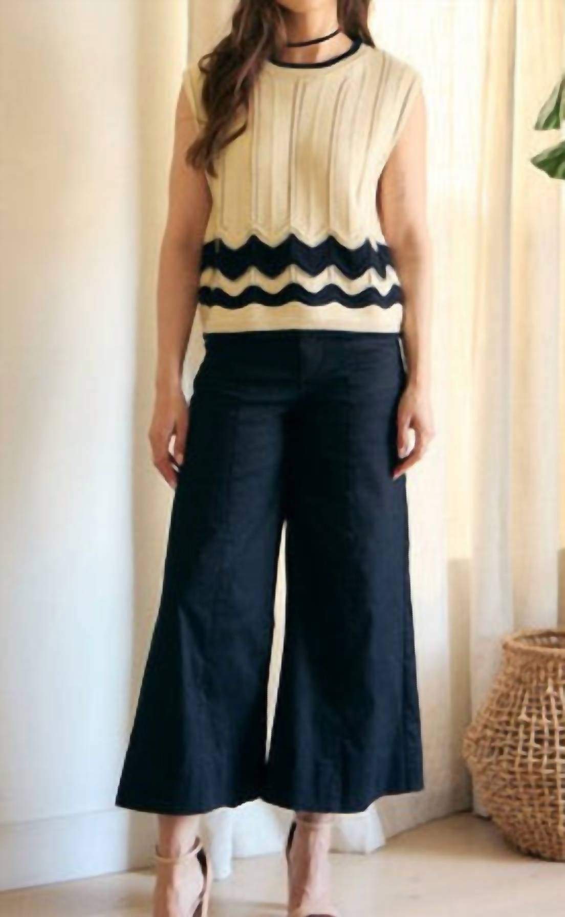 In February - Galatians 2:20 Cable Knit Sweater Top