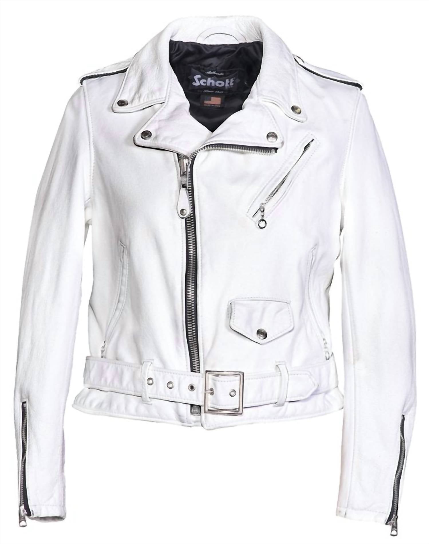 Schott N.Y.C. - Vintage Cowhide Leather Moto Jacket