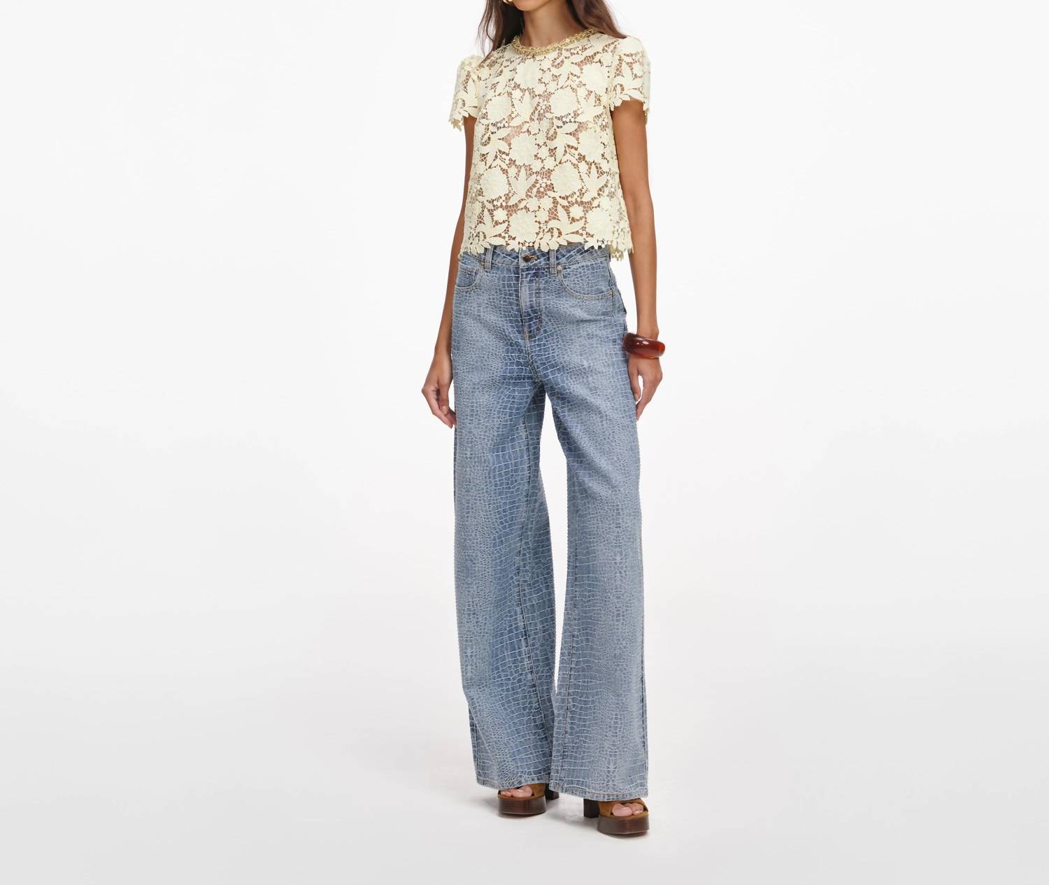 Self-Portrait - Lace Top