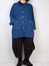 Gerties Four Pocket Jacket in north sea - women's jacket