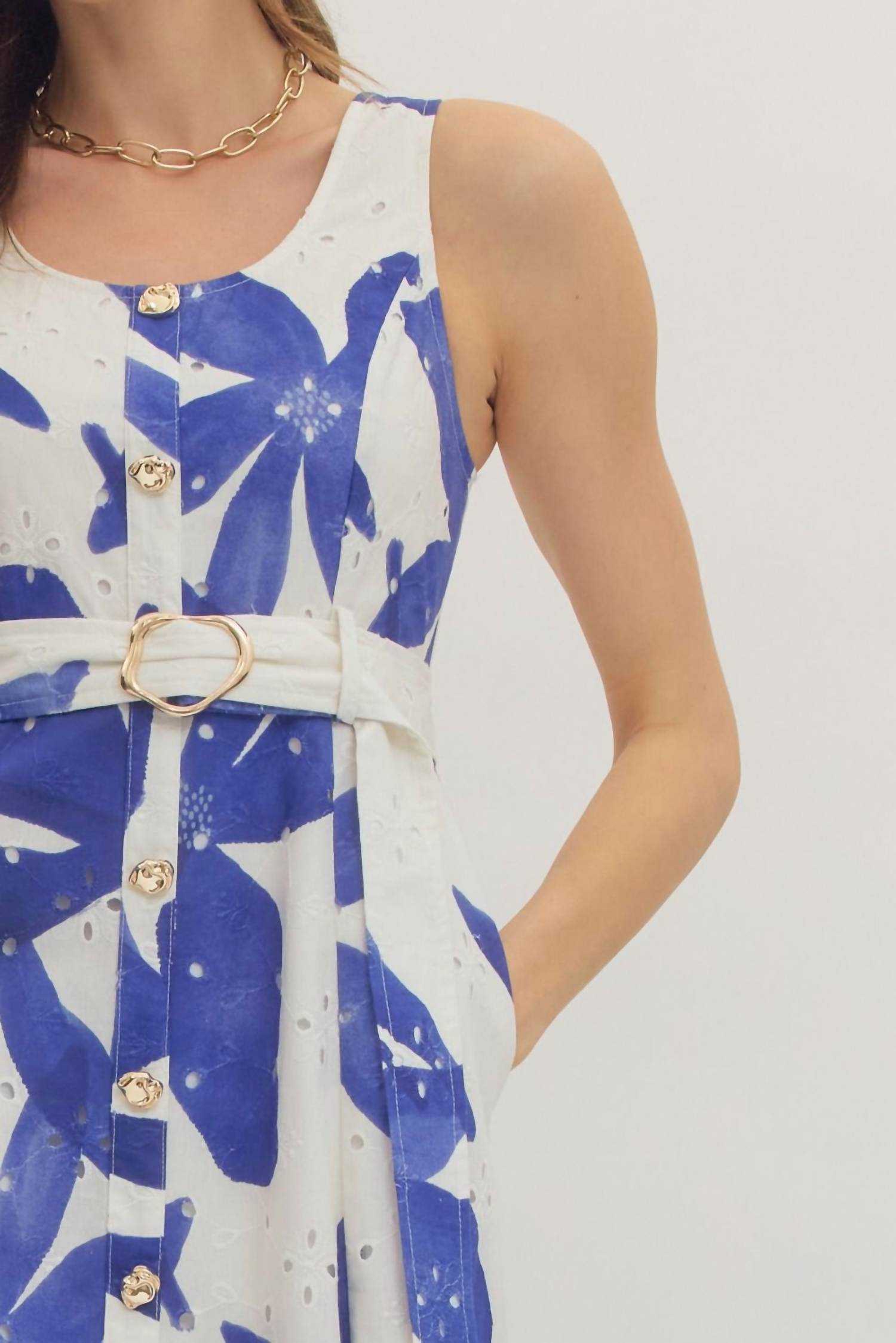 Entro - Botanical Midi Dress