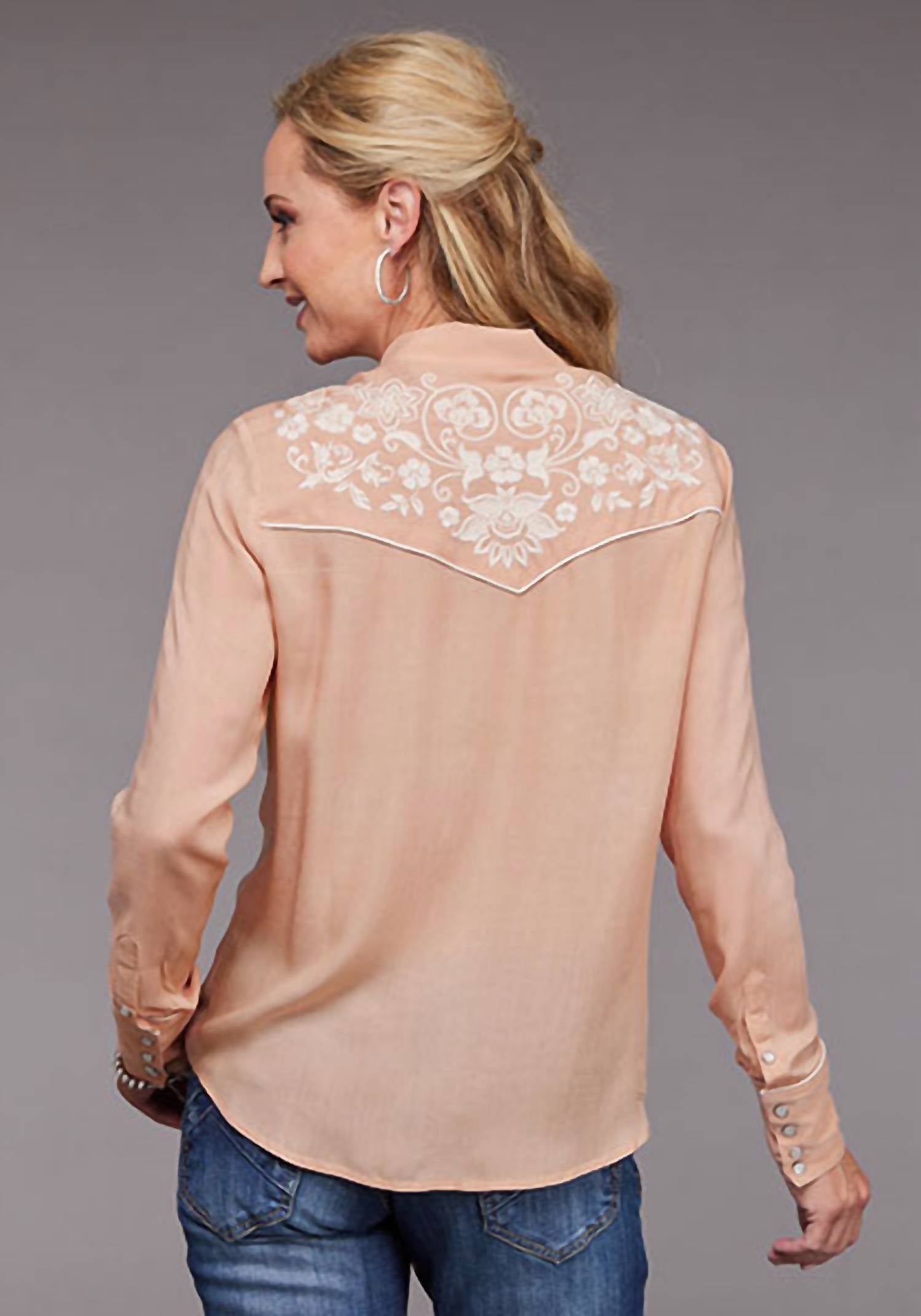 Stetson - Women's Long Sleeve Embroidered Snap Shirt