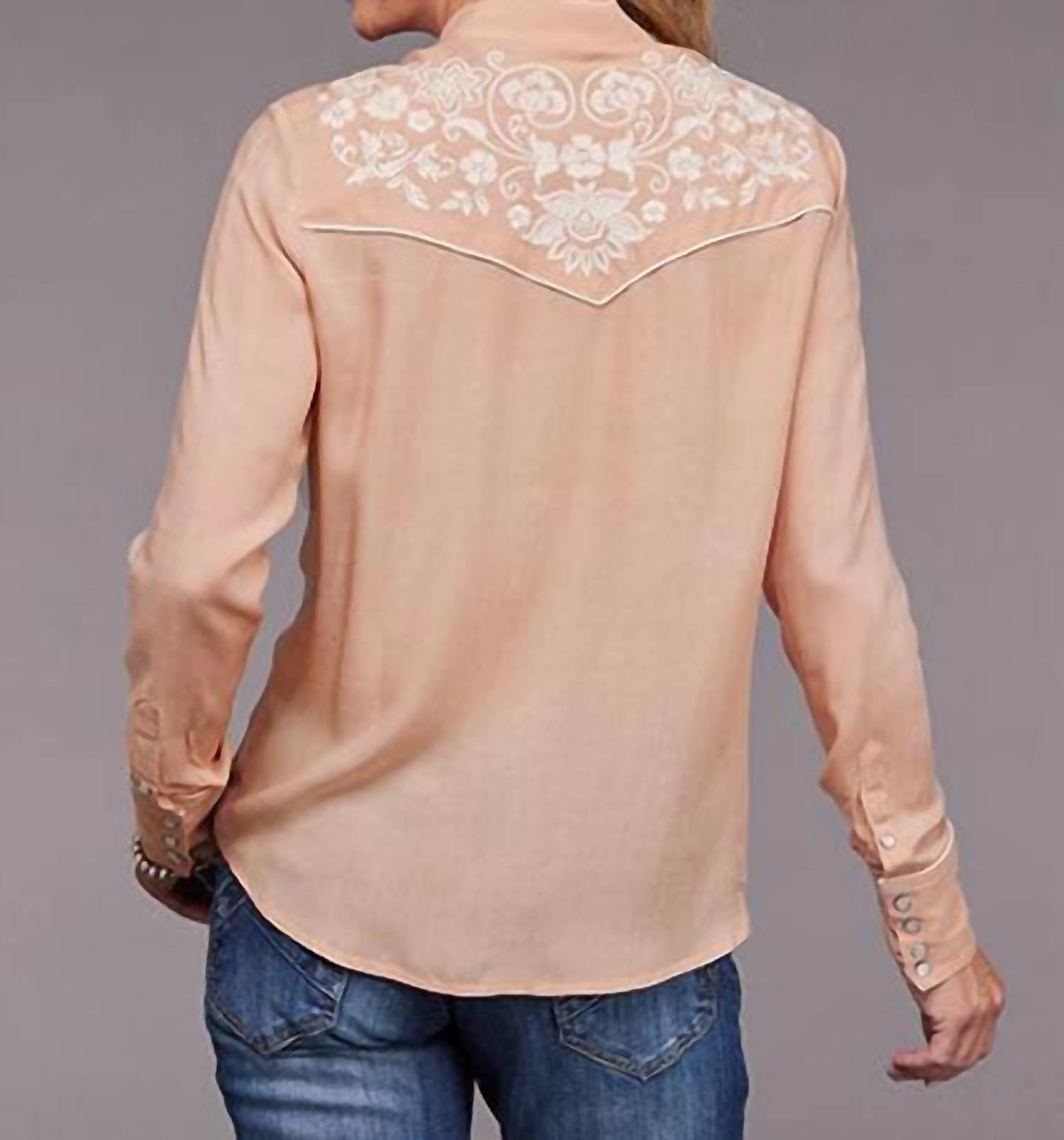Stetson - Women's Long Sleeve Embroidered Snap Shirt