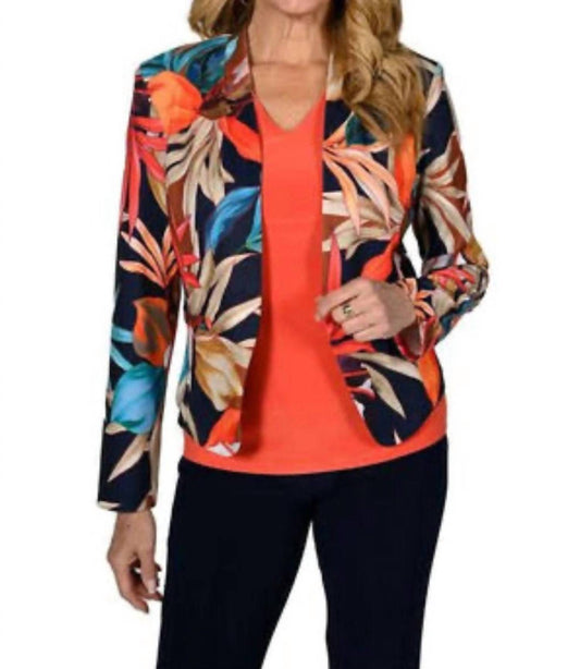 Frank Lyman - Tropical Print Jacket
