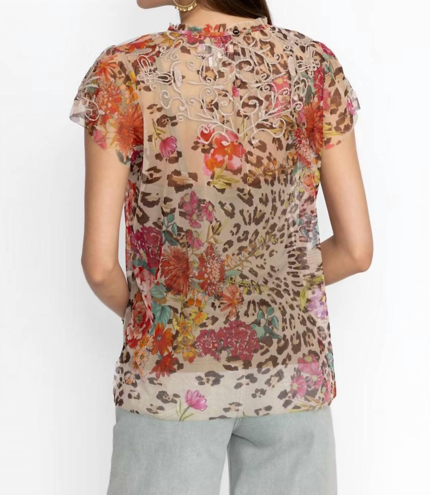 Johnny Was - Mazzy Ruffle Neck Blouse