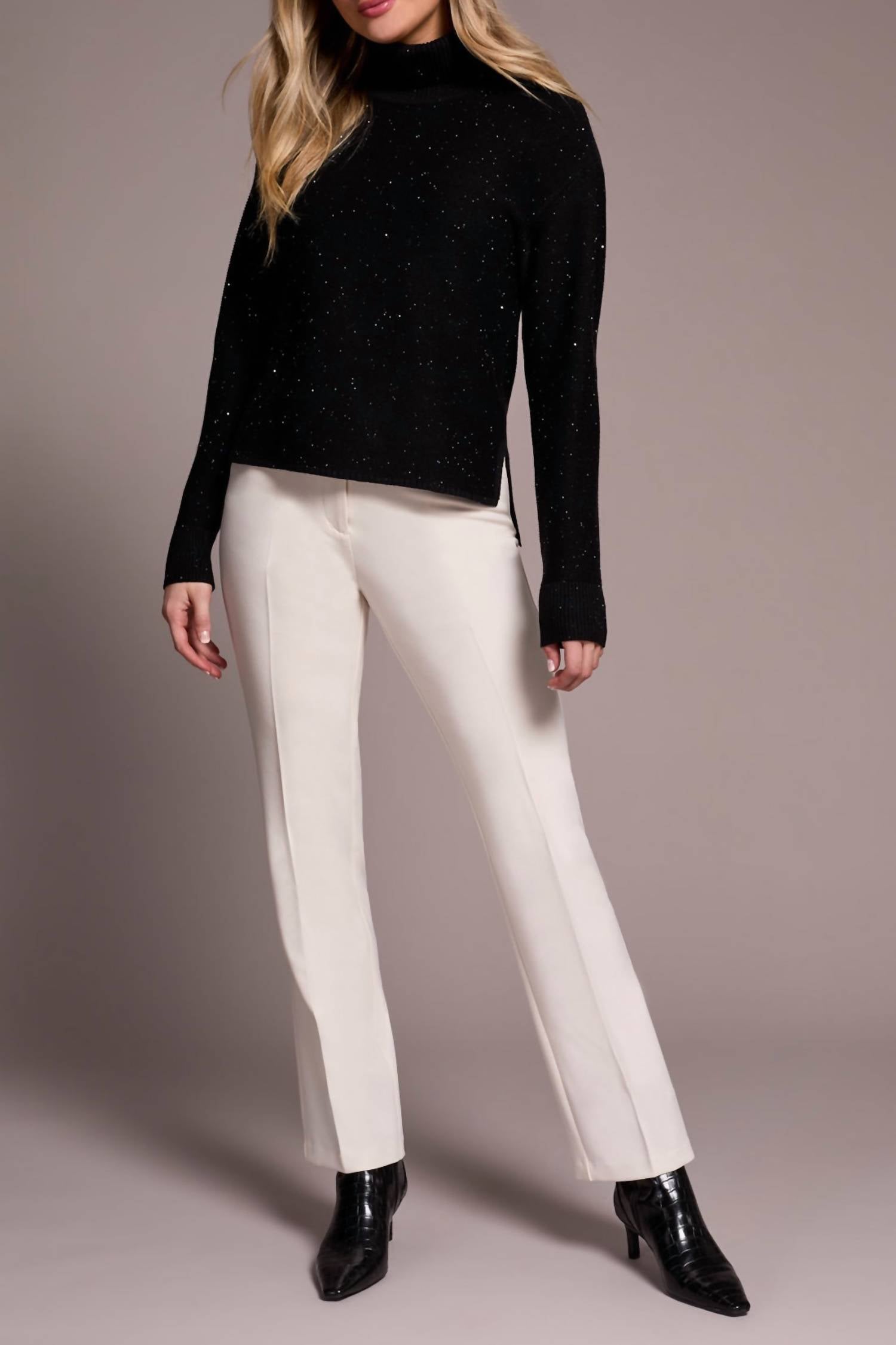 Tribal - Hi Low Turtleneck Sweater