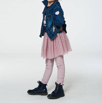 Deux Par Deux - Girl's Leggings Tulle Skirt