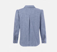 Iris - Three Quarter Sleeve Button-up Shirt