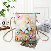 Shine Mark Accessories - Women's Flutter & Bloom Crossbody Cell Phone Bag
