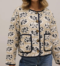 Entro - Portman Quilted Embroidered Floral Jacket