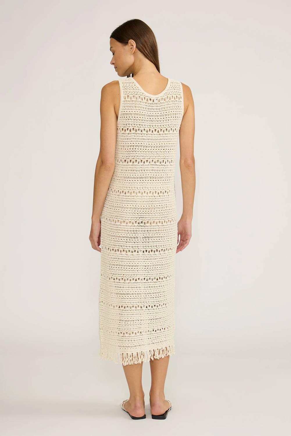 Lucy Paris - Open Knit Crochet Dress