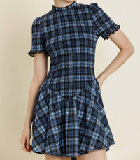 Aureum - Smocked Mini Dress