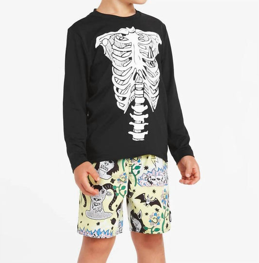 Volcom - Kid's Skeleton Longlseeve Rashguard