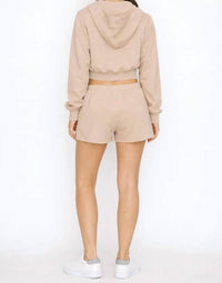 Knit Riot - Cove Crop Zip Hoodie