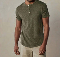 The Normal Brand - Legacy Jersey Short Sleeve Henley Tee