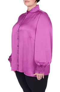 Mayes Nyc - Torie Ruffle Collar Blouse