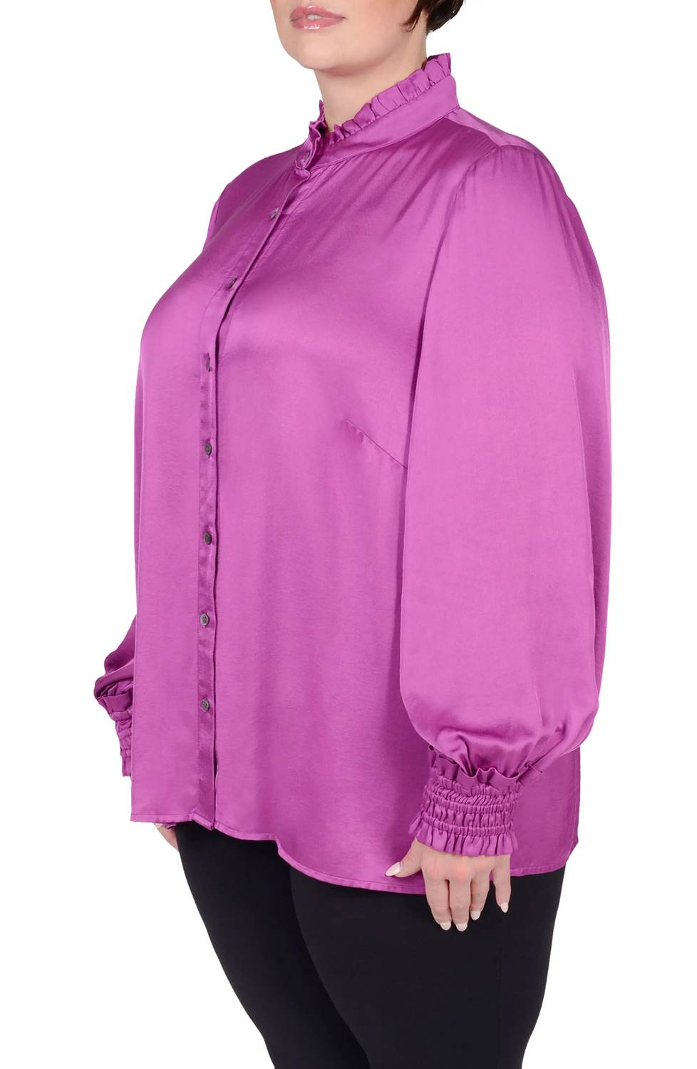 Mayes Nyc - Torie Ruffle Collar Blouse