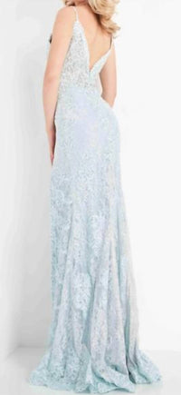 Jovani - Deep V Neckline Gown