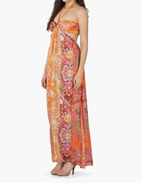 America & Beyond - Palm Paisley Maxi Dress