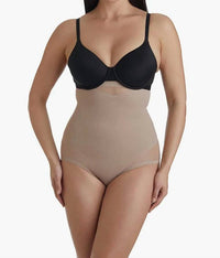 Miraclesuit Hi-waist Brief in stucco - women's intimate - detail view