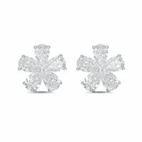 Diana M Jewels - Women's Pear Lab-Grown Diamond Stud Earrings (3.00 Ct TCW) - Signature