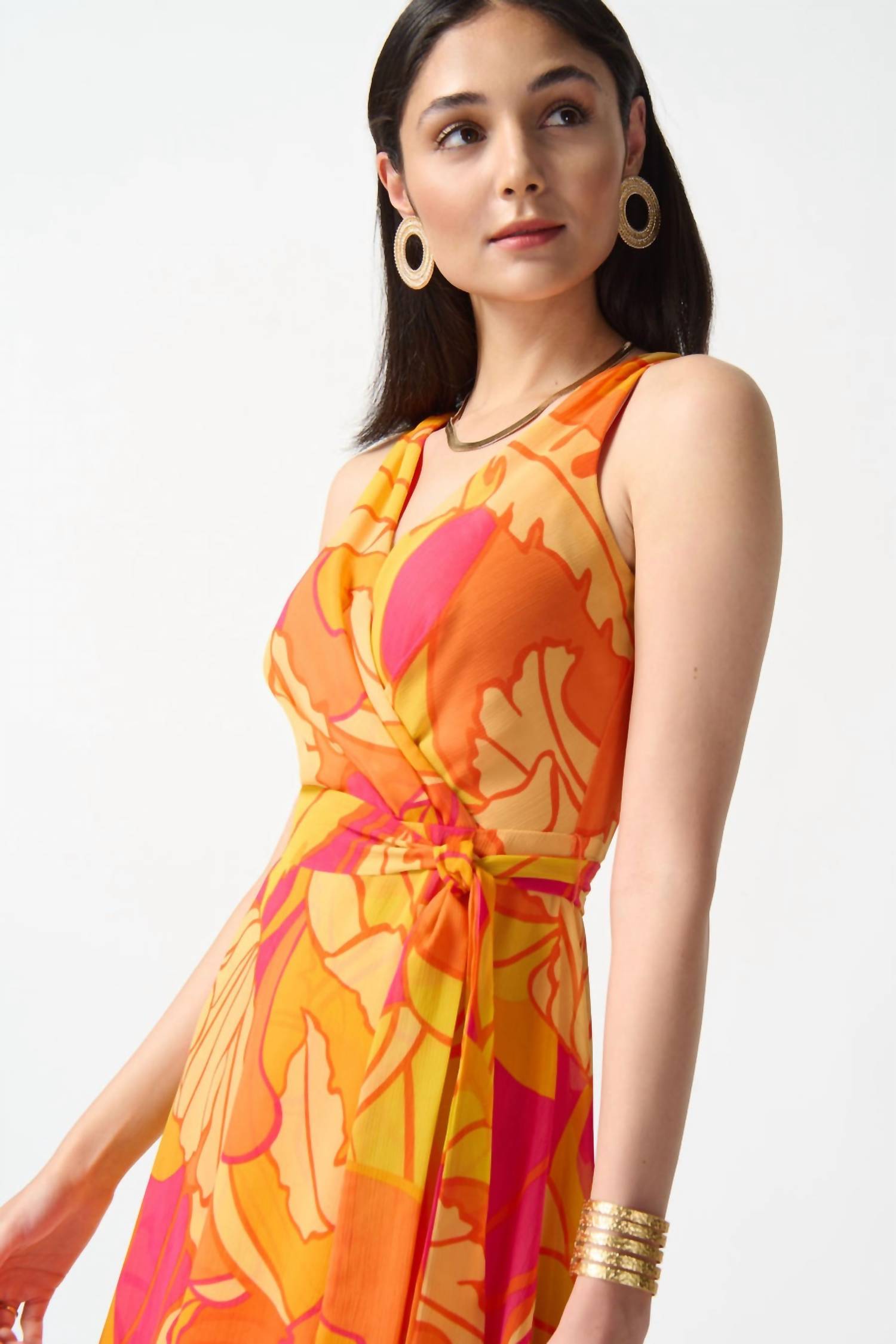 Joseph Ribkoff - Belted Maxi Dress