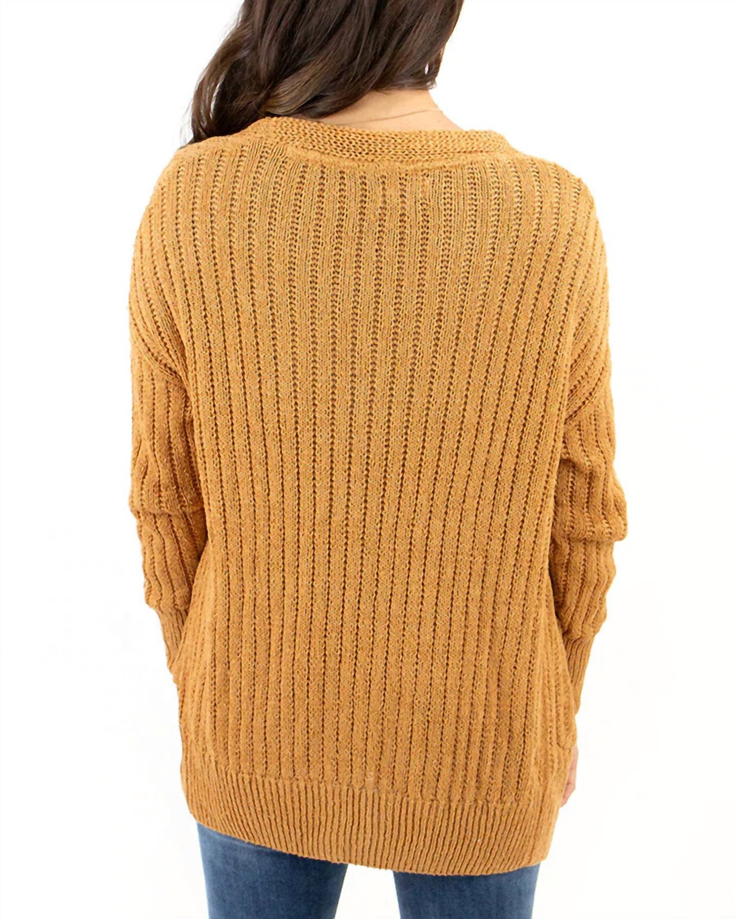 Grace And Lace - Slouchy Knit Cardigan