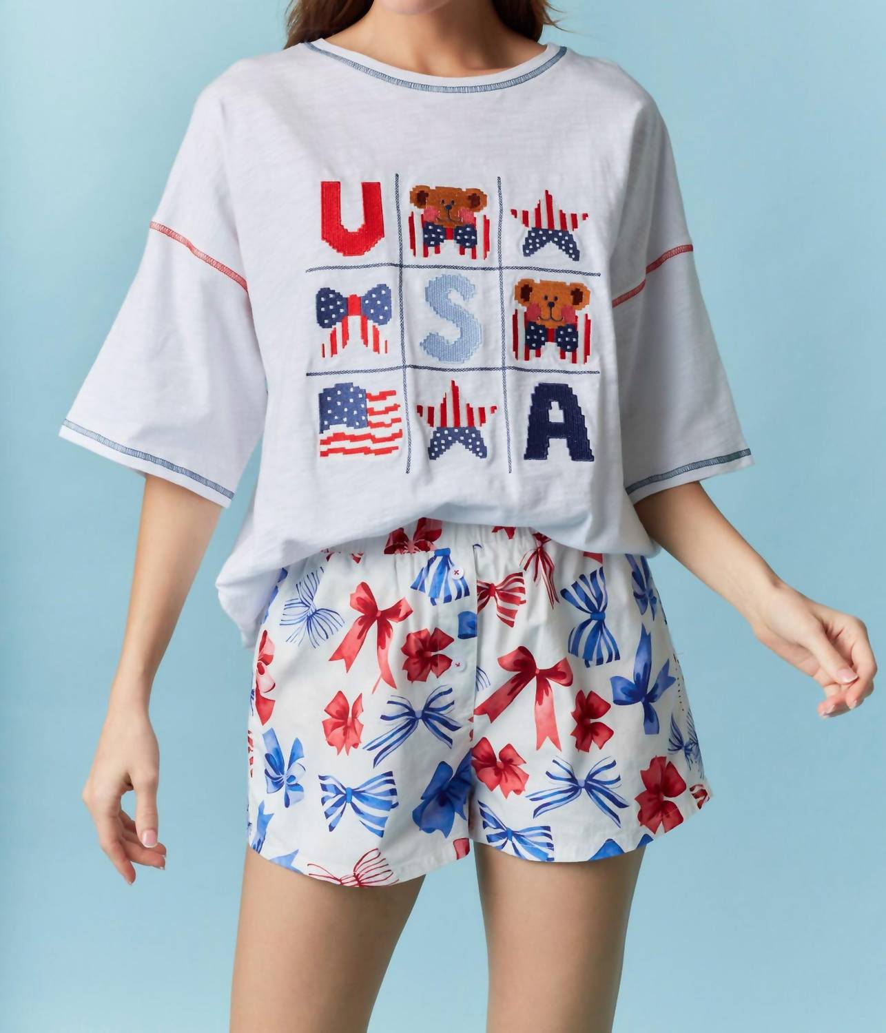 Peach Love - American Teddy Tee